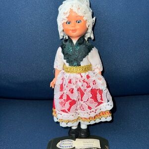 Vintage Original Schneider Trachten Dolls, Helgoland Germany Sleepy Eyes 7" Tall